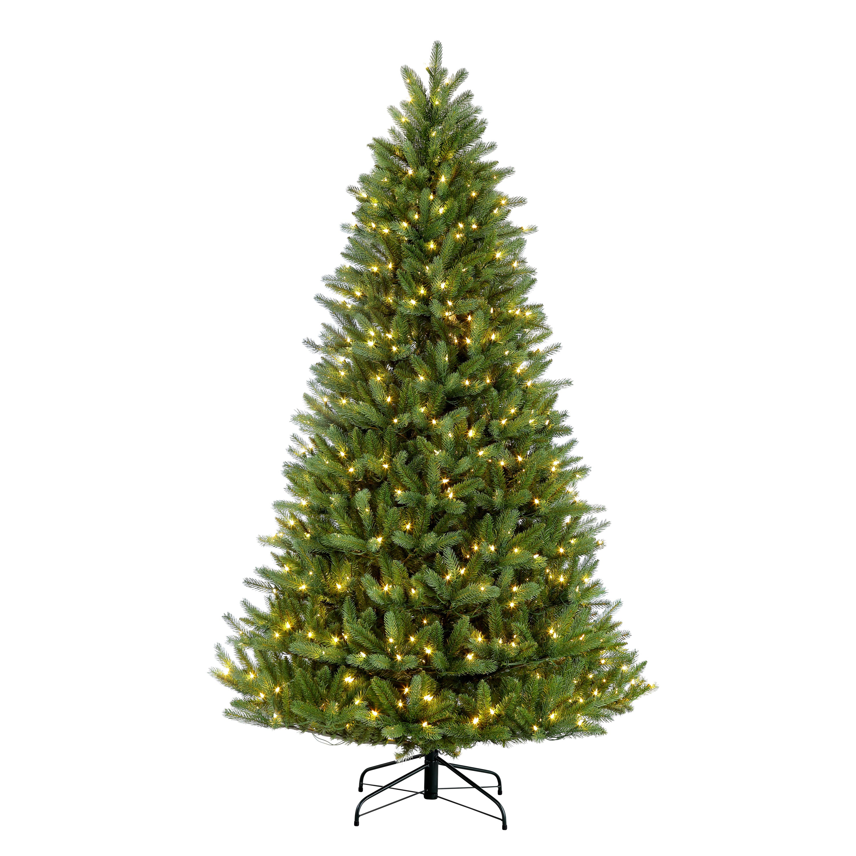 6.5 ft Pre-Lit Glacier Fir Artificial Christmas Tree with 500 UL