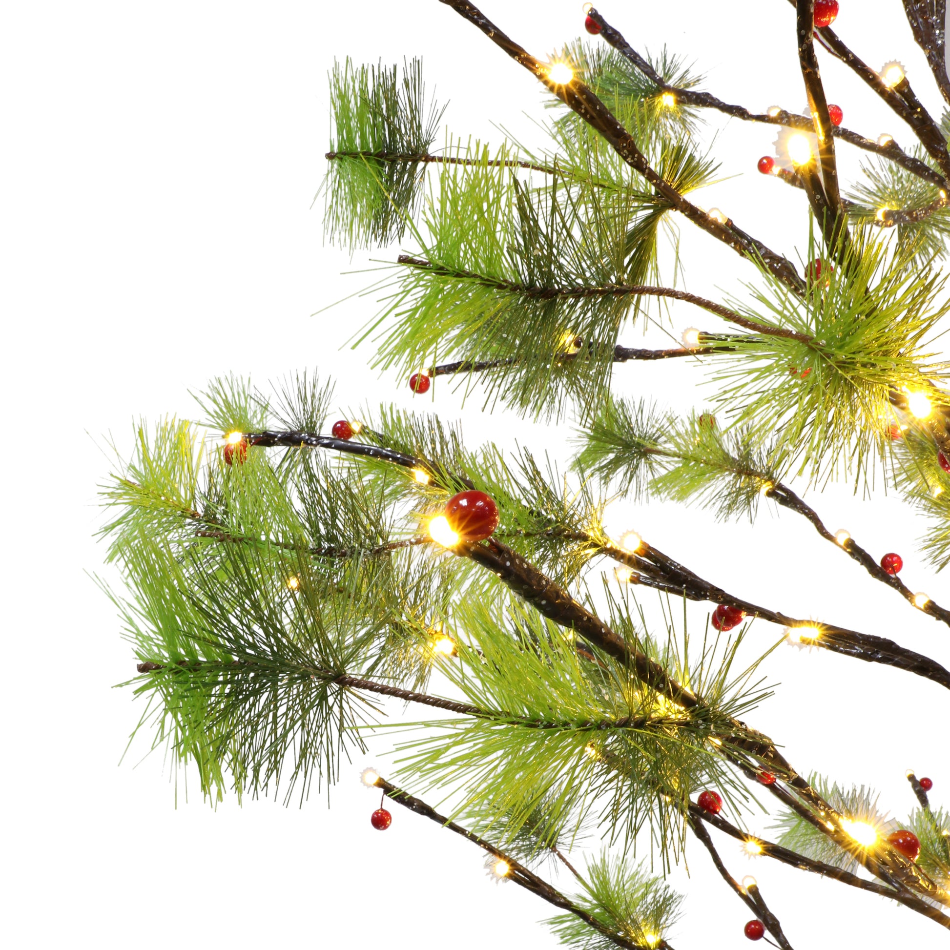 6 / Twinkling Warm White LED / Green