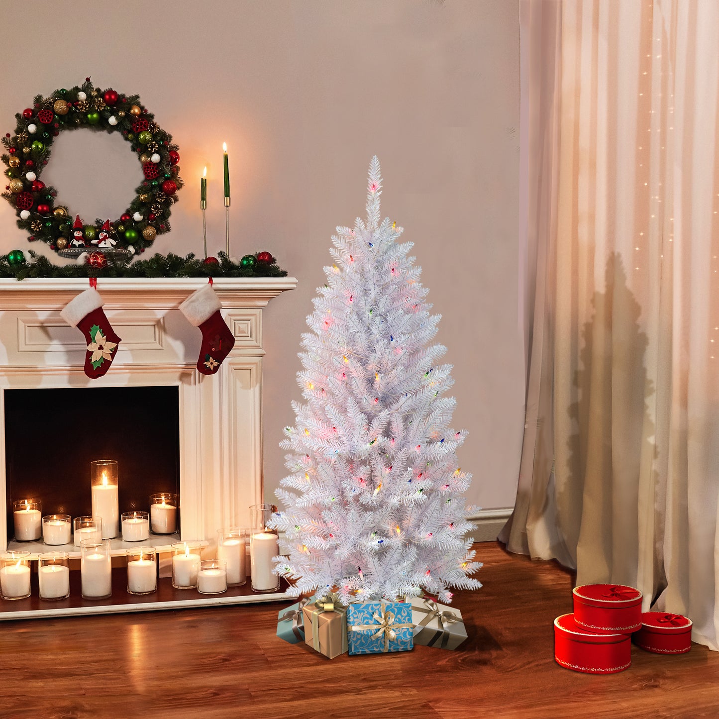 4.5 / Clear/Multi Incandescent / White