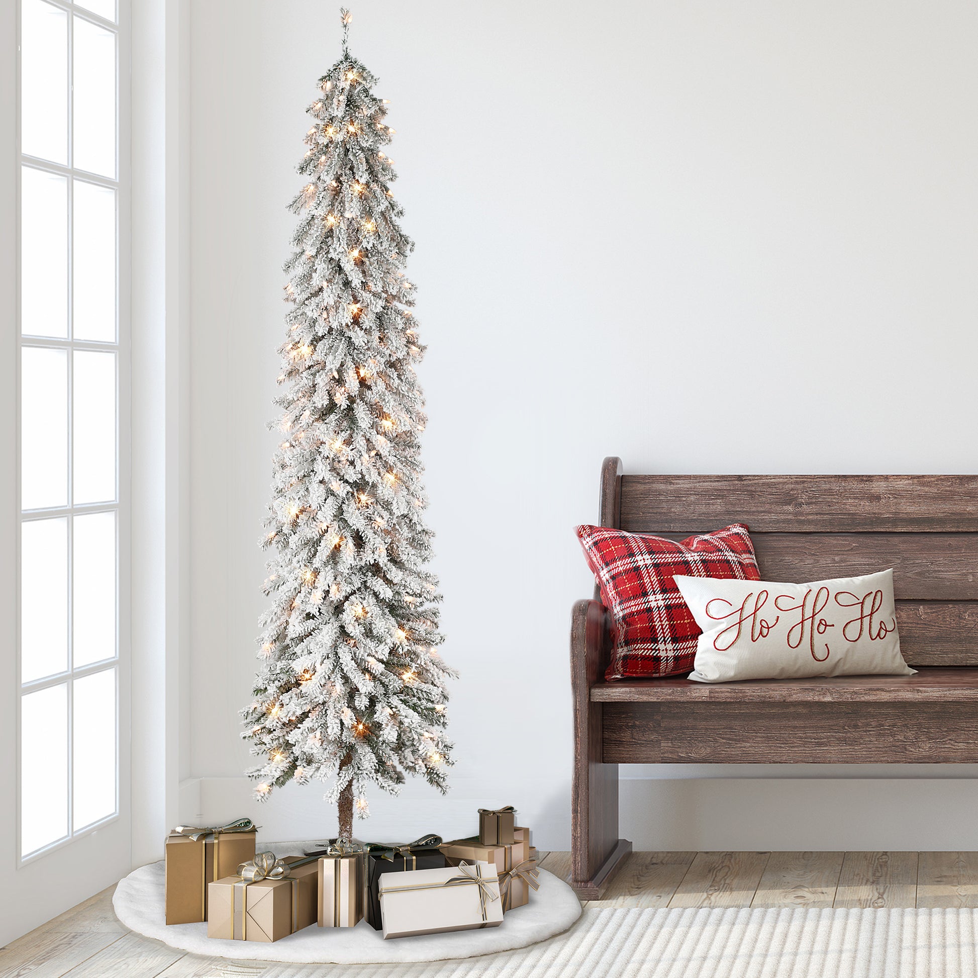 6 / Clear Incandescent / Flocked