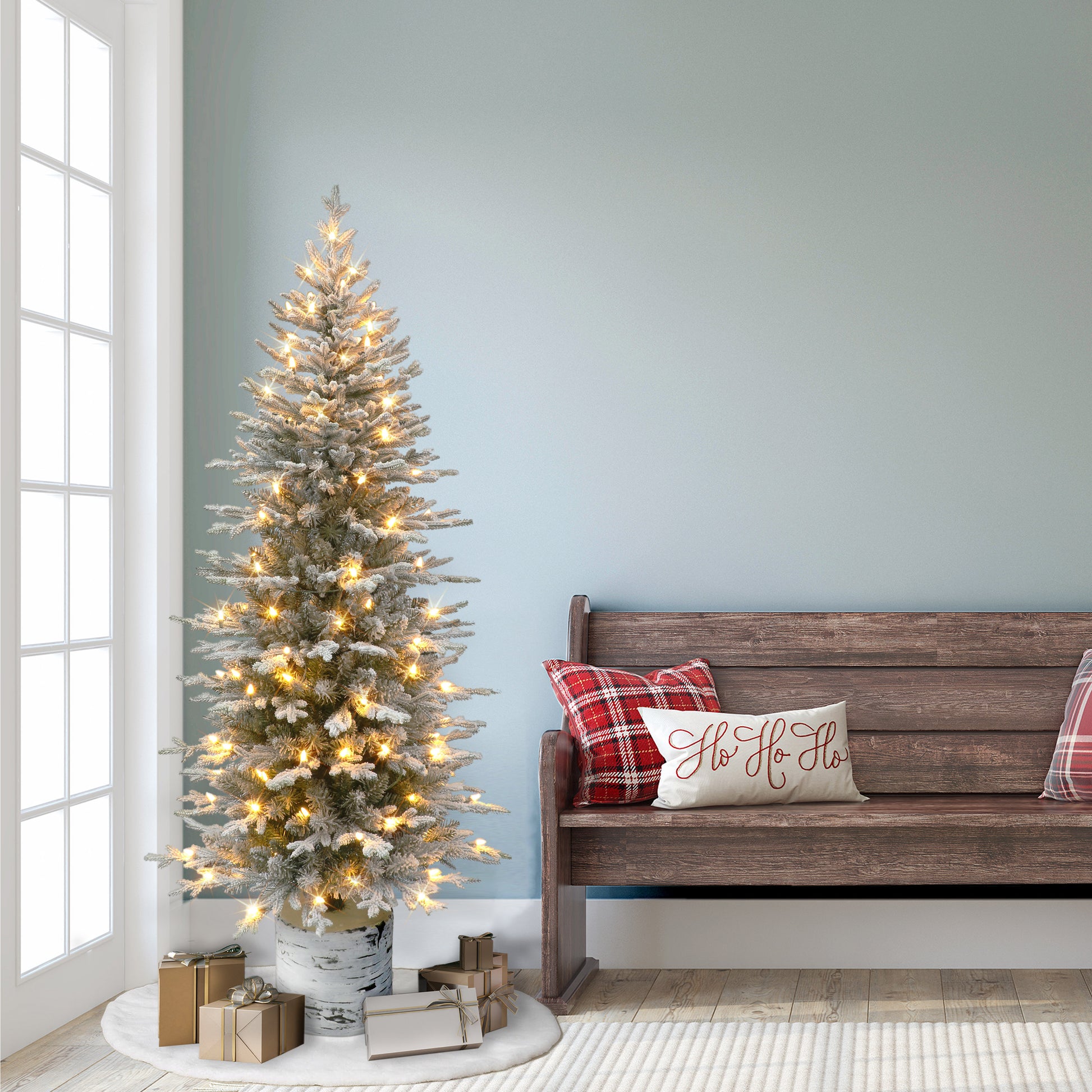 6 / Dual Function Clear/Multi LED / Flocked