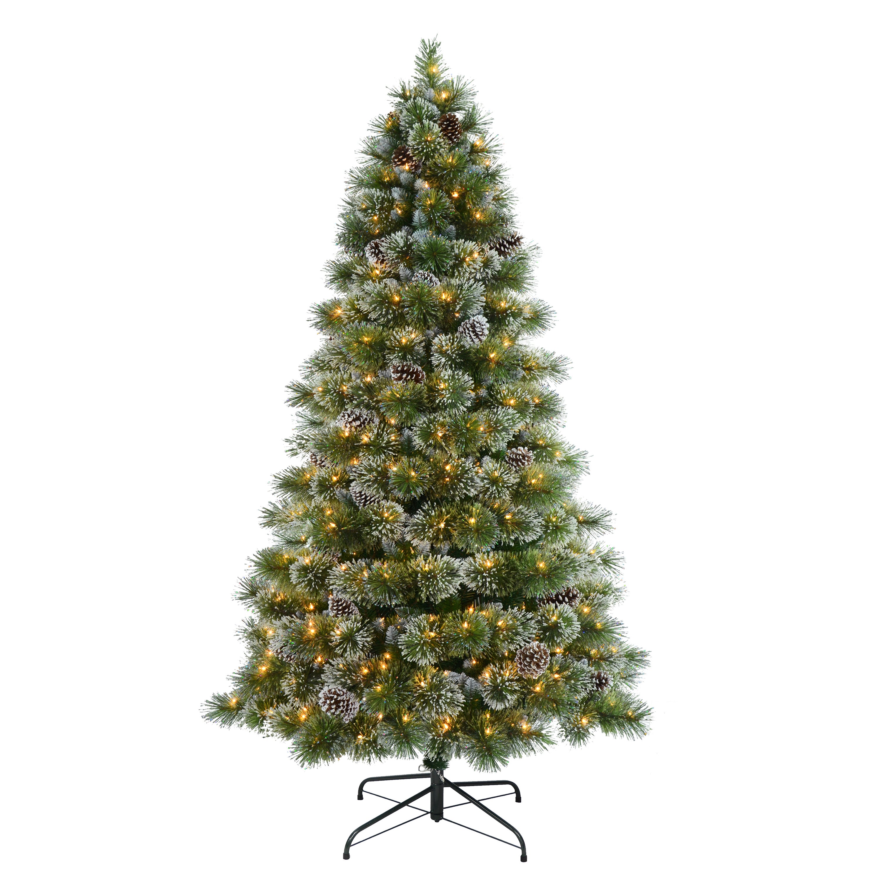 7 ft Pre-Lit Springfield Fir Artificial Christmas Tree with