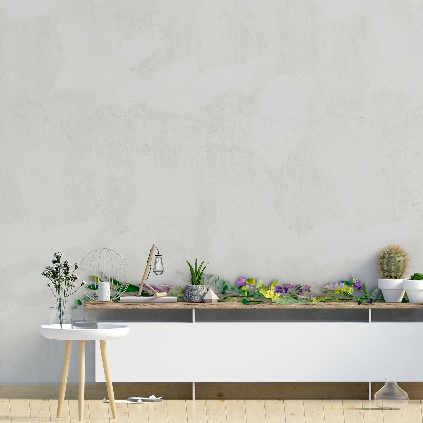 Puleo International 60" Artificial Lavender Spring Garland