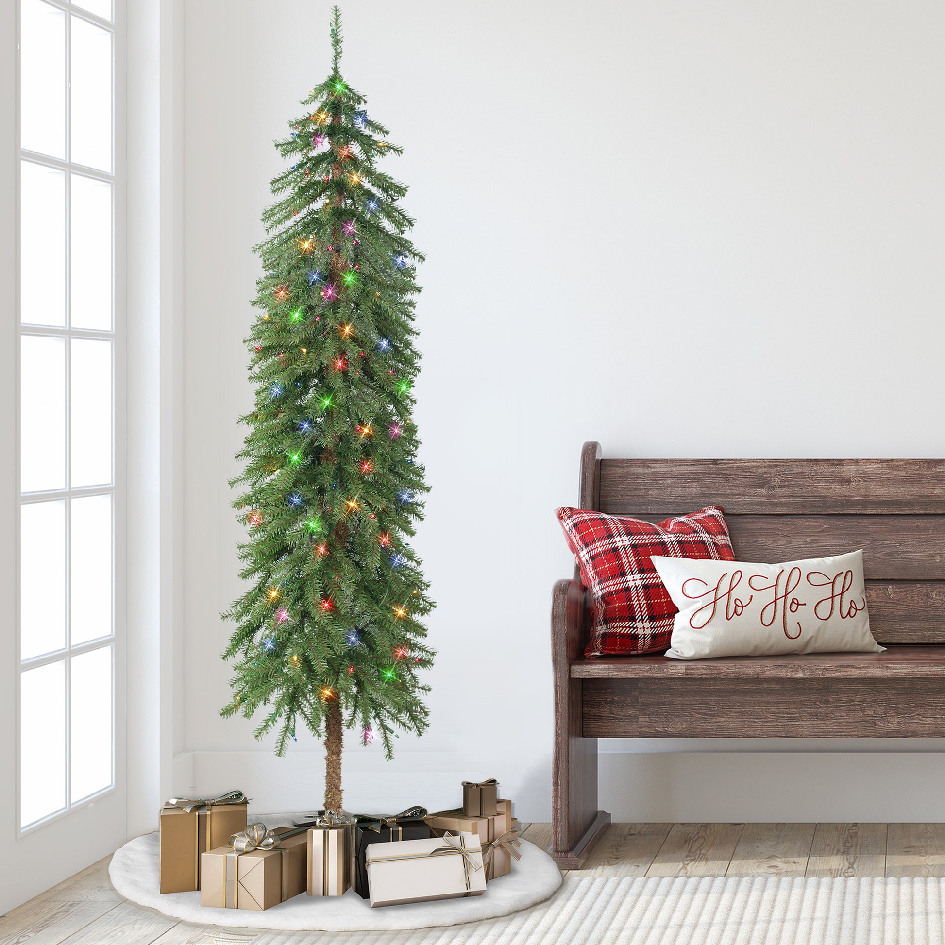 6 / Clear/Multi Incandescent / Green