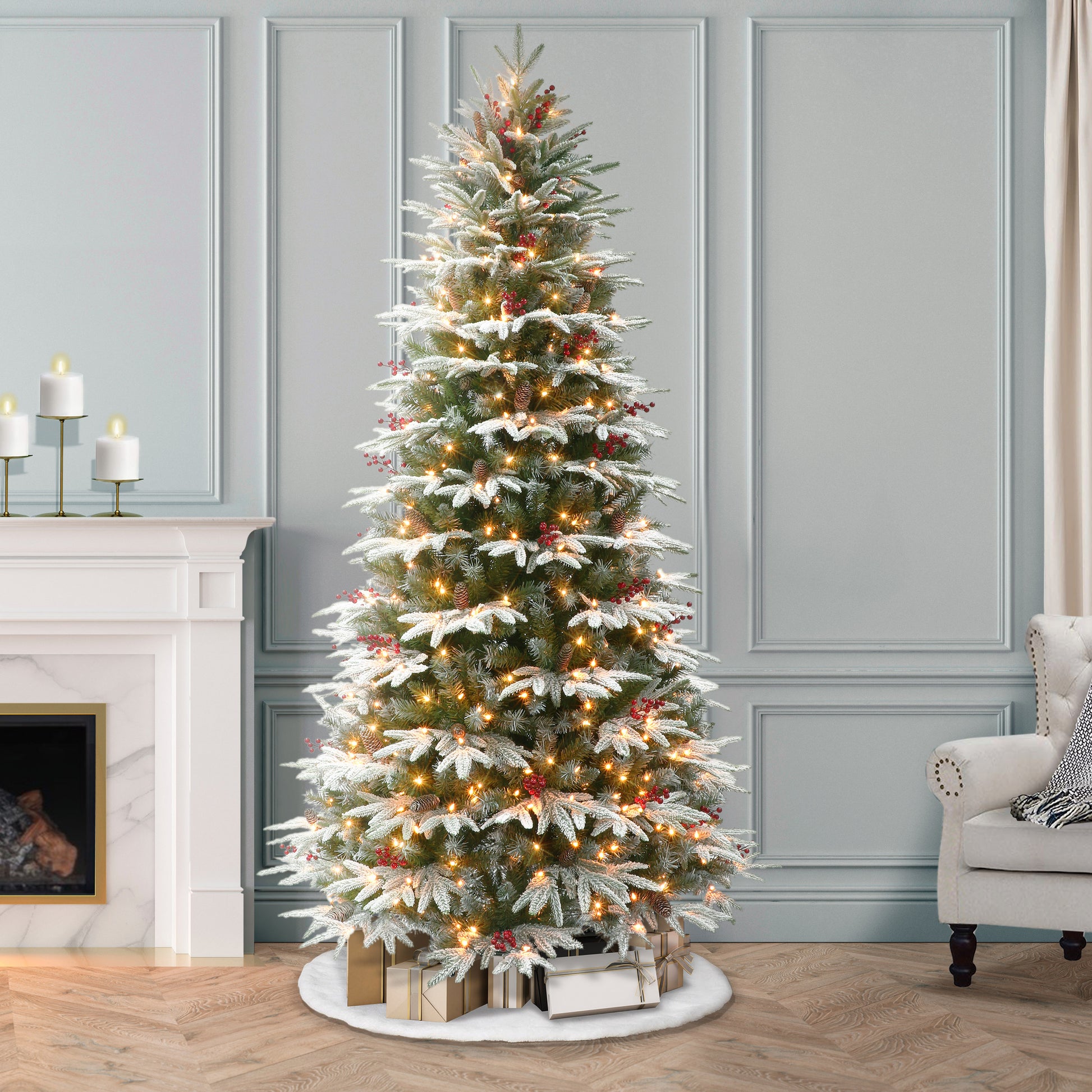 7.5 / Slim / Clear Incandescent