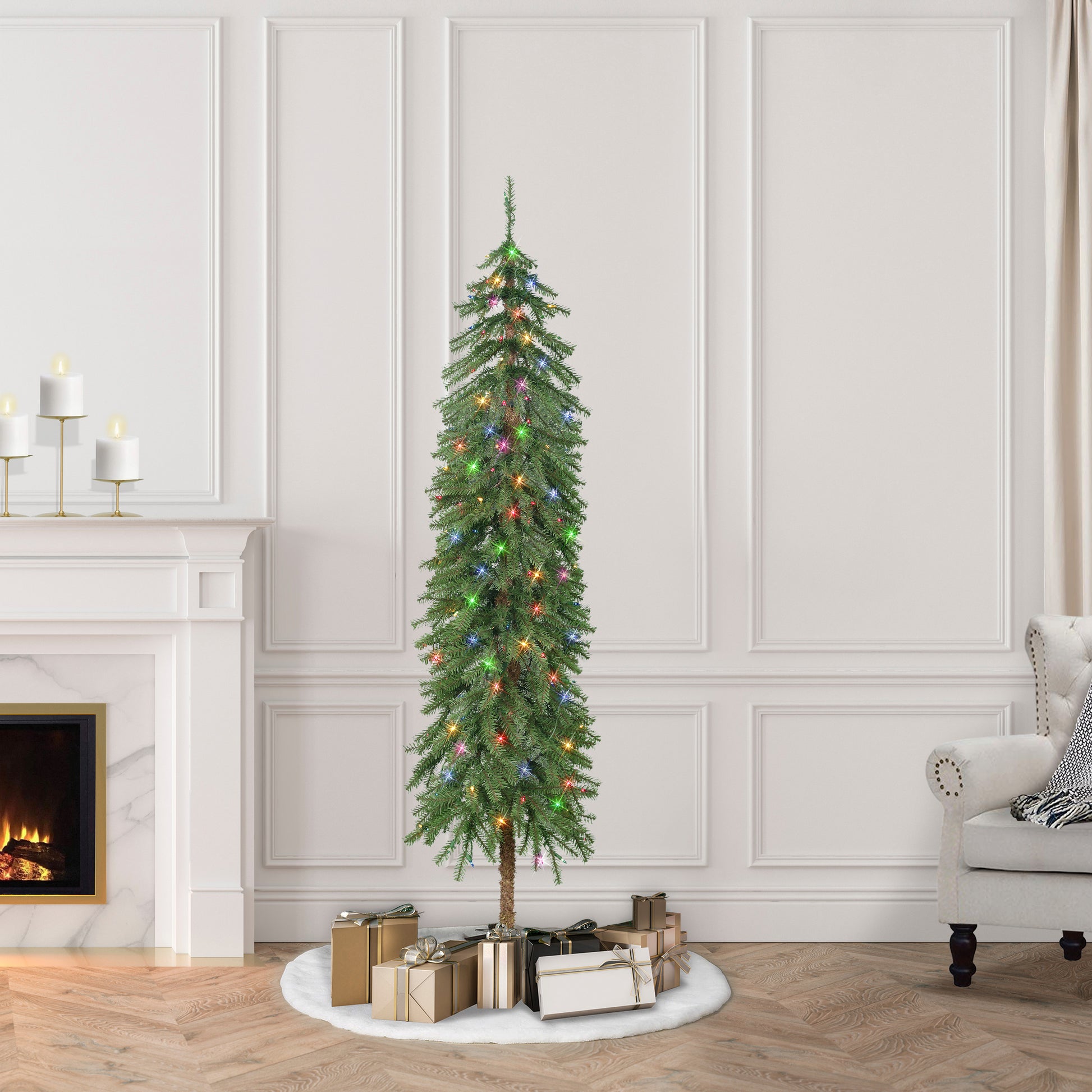 5 / Clear/Multi Incandescent / Green