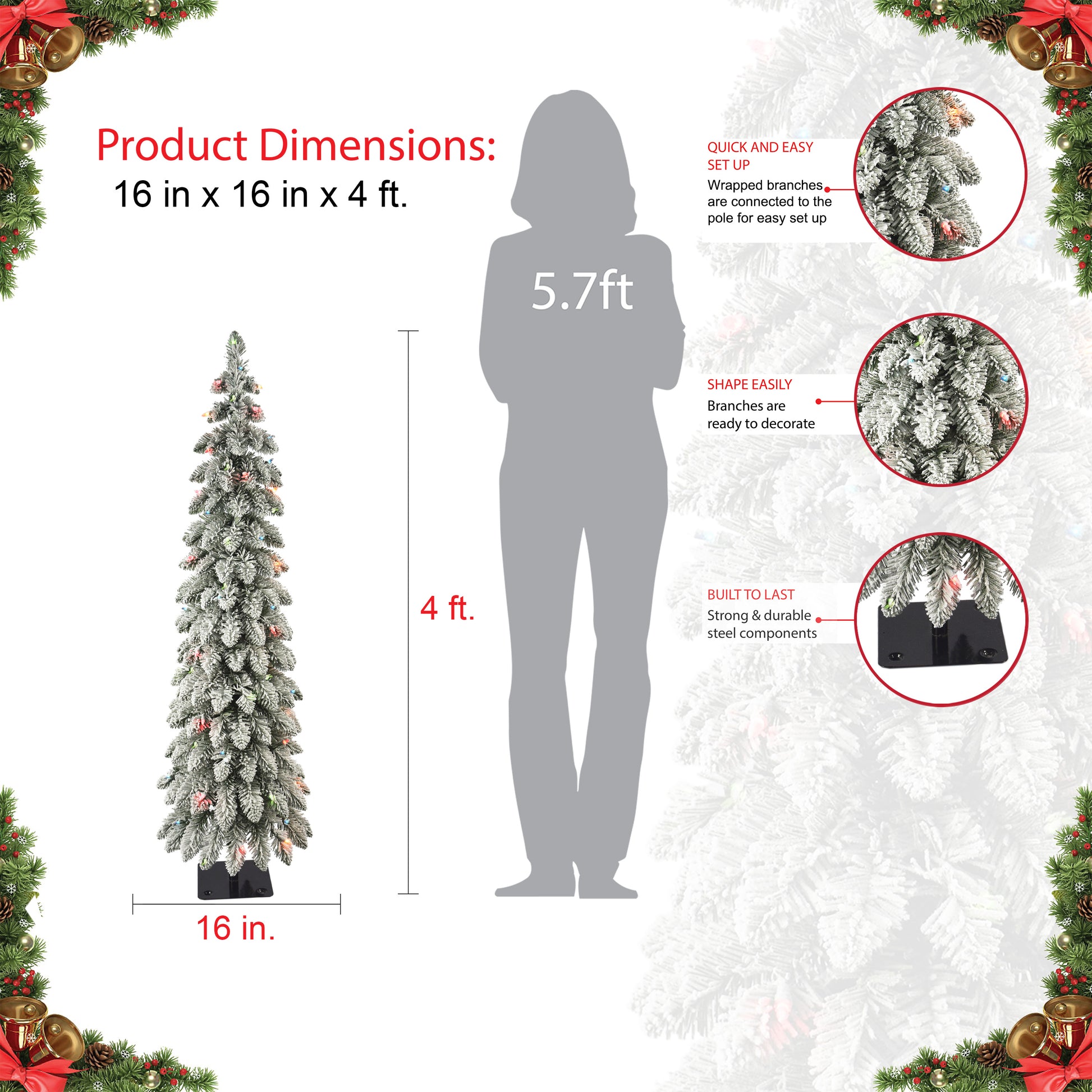 4 / Clear/Multi Incandescent