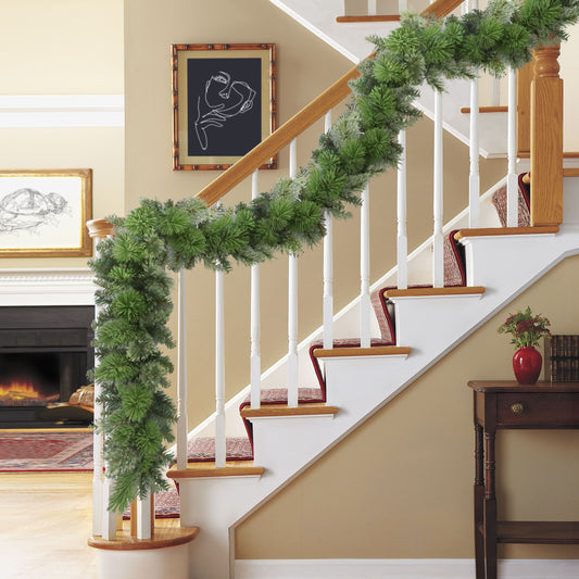20ft x 10" Oklahoma Pine Garland, 390 Branch Tips