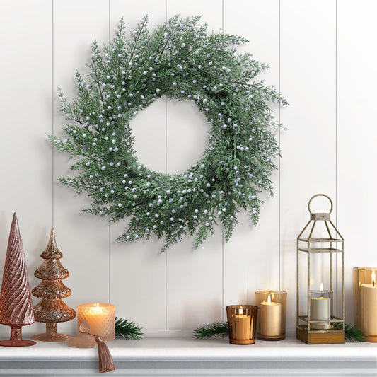 Puleo Classics Juniper Wreath - 24 in
