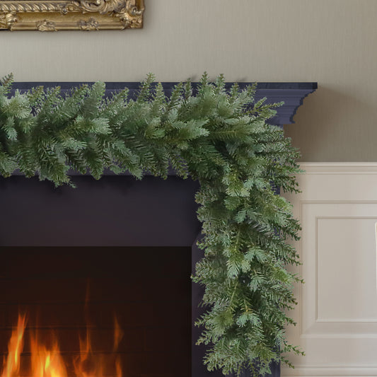 9ft Linden Fir Garland, 360 Branch Tips