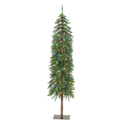 6 / Clear/Multi Incandescent / Green