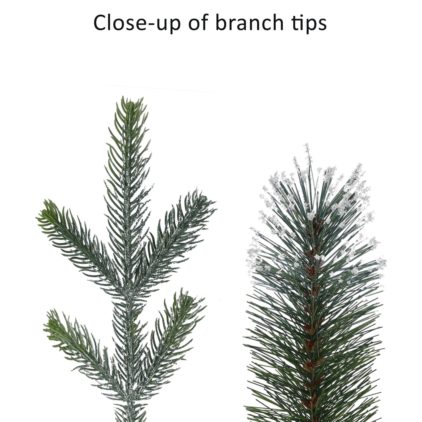 4 ft Pre-Lit Artificial Pine Lamp Post