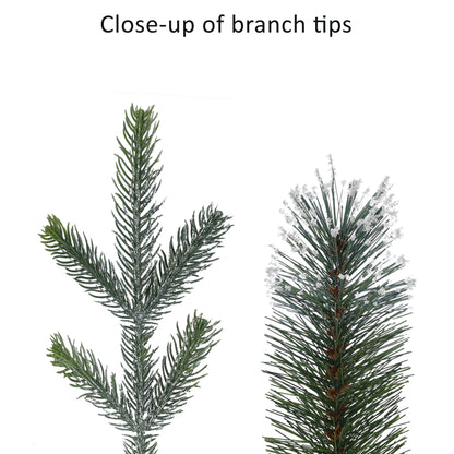4 ft Pre-Lit Artificial Pine Lamp Post
