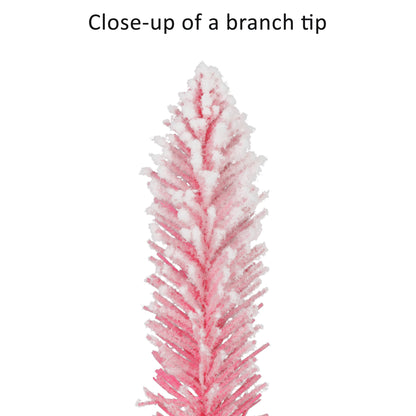 7 / Flocked Pink