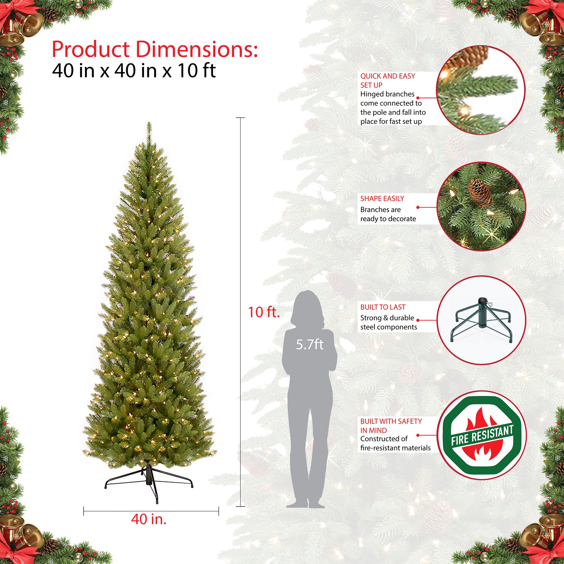 10 / Clear Incandescent / Green