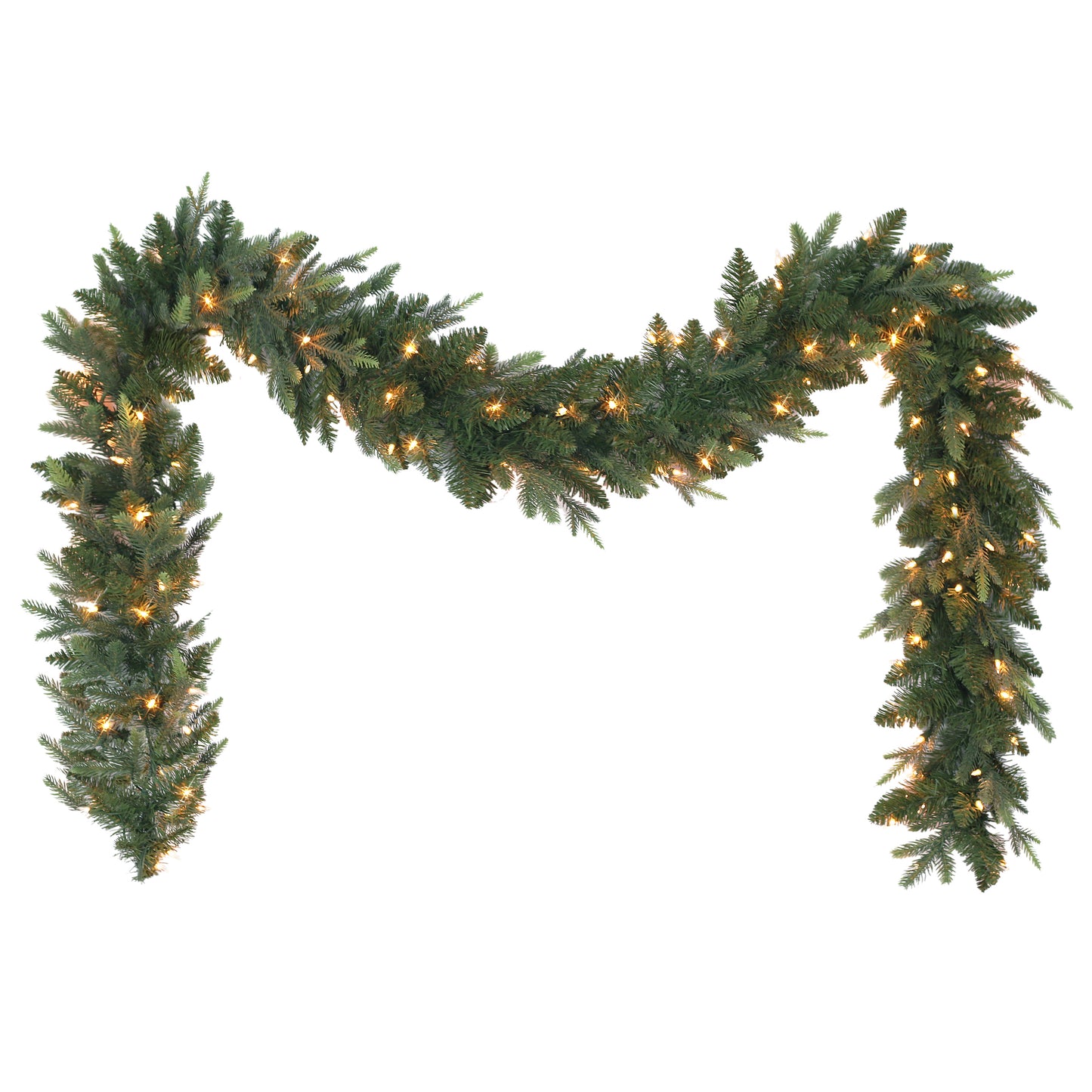 9 ft x 10" Pre-Lit Balsam Fir Garland