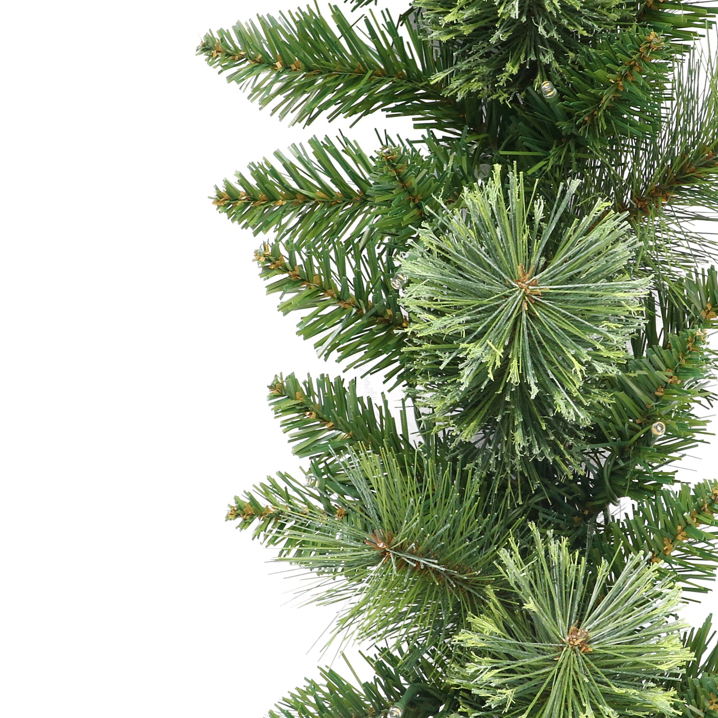 9 ft x 10" Pre-Lit Garland with Battery Operated Timer
