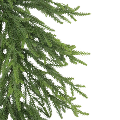 Puleo Classics Prelit Deluxe Pine Garland - 10ft B/O Rice Lights