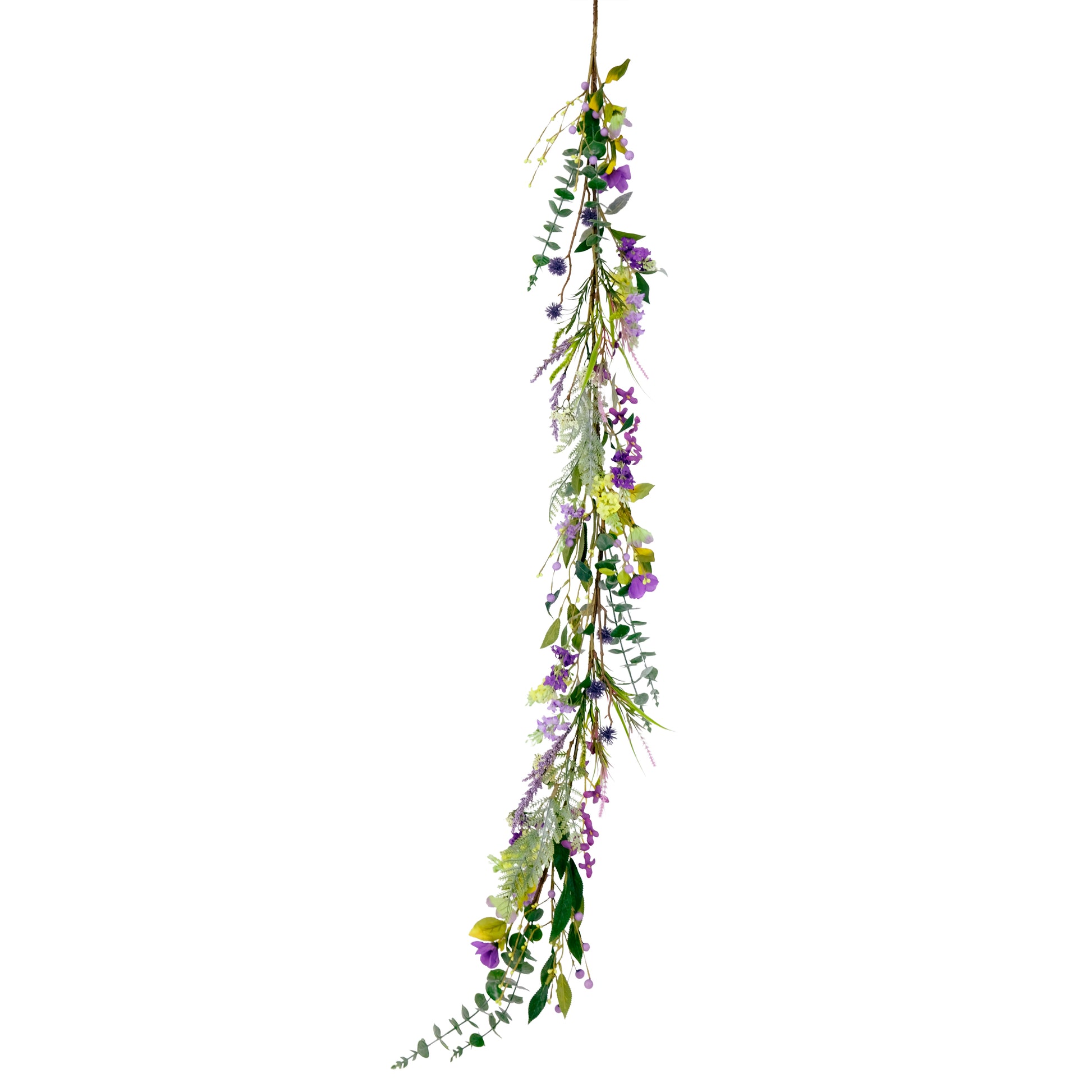 lavender flower garland Puleo International 60" Artificial Lavender Spring Garland