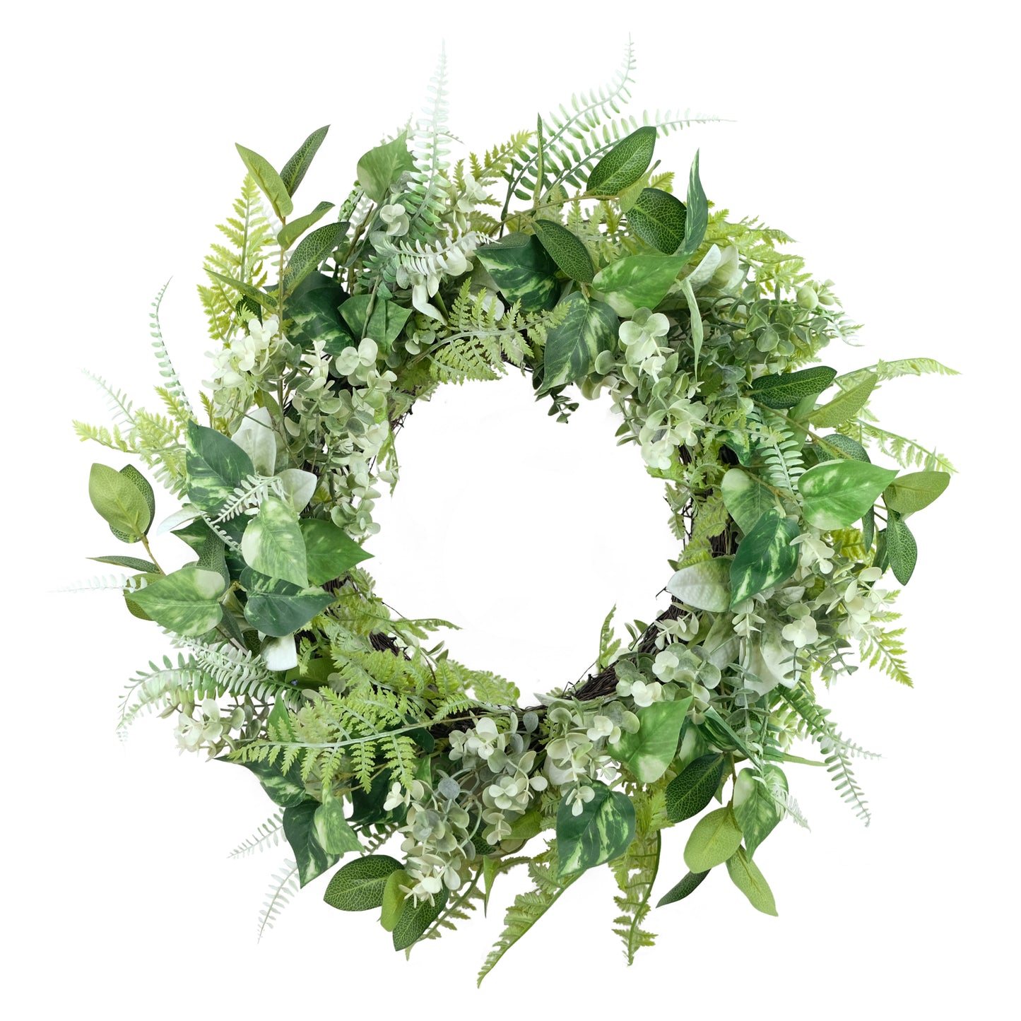 26" Artificial Eucalyptus Floral Spring Wreath