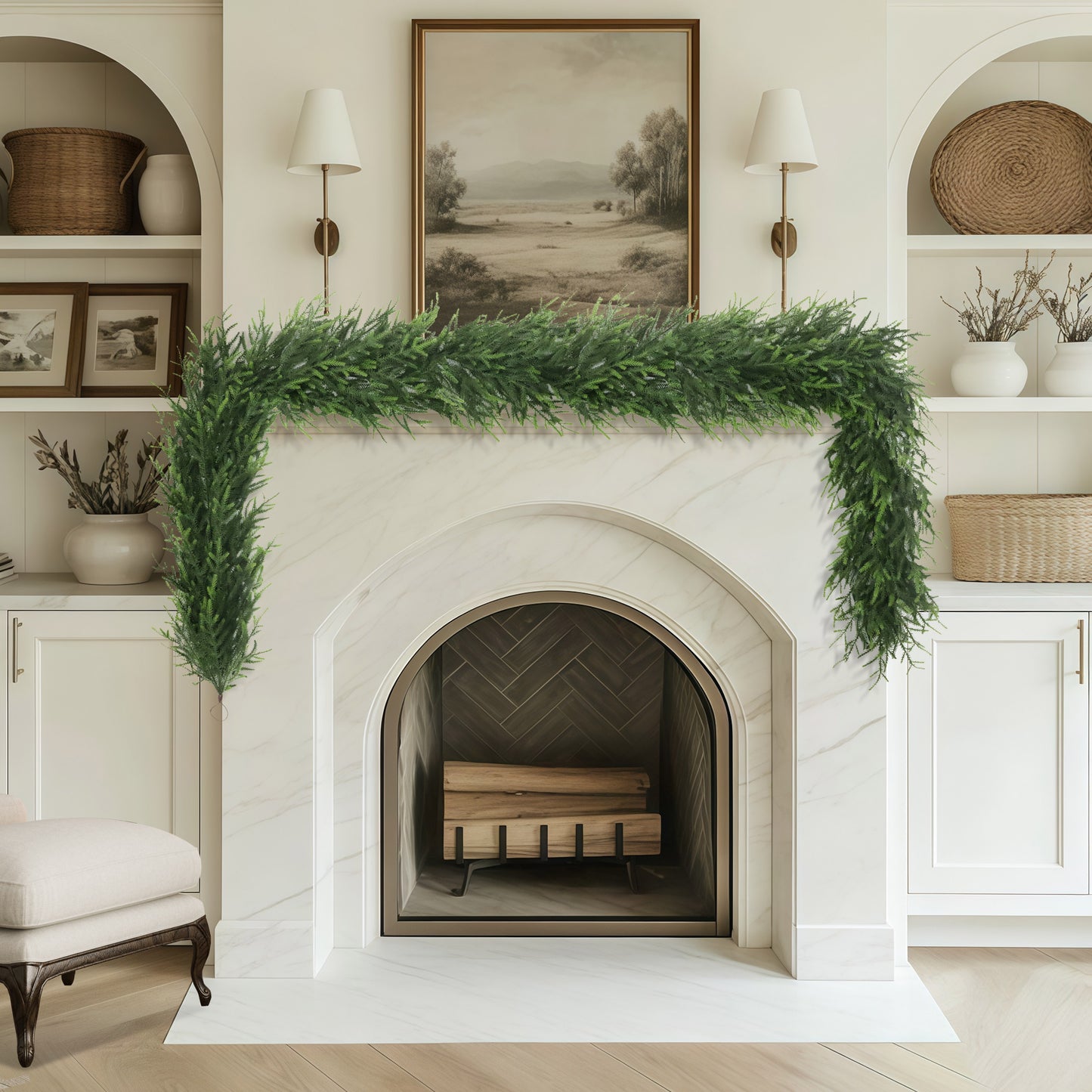 Puleo Classics Deluxe Pine Garland - 10ft