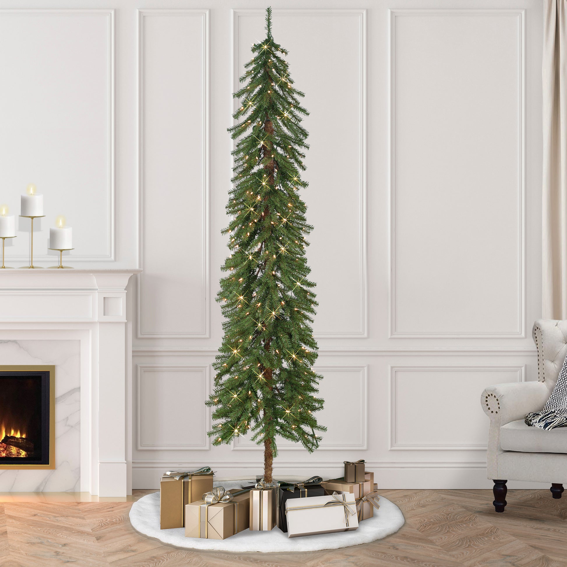 7 / Clear Incandescent / Green