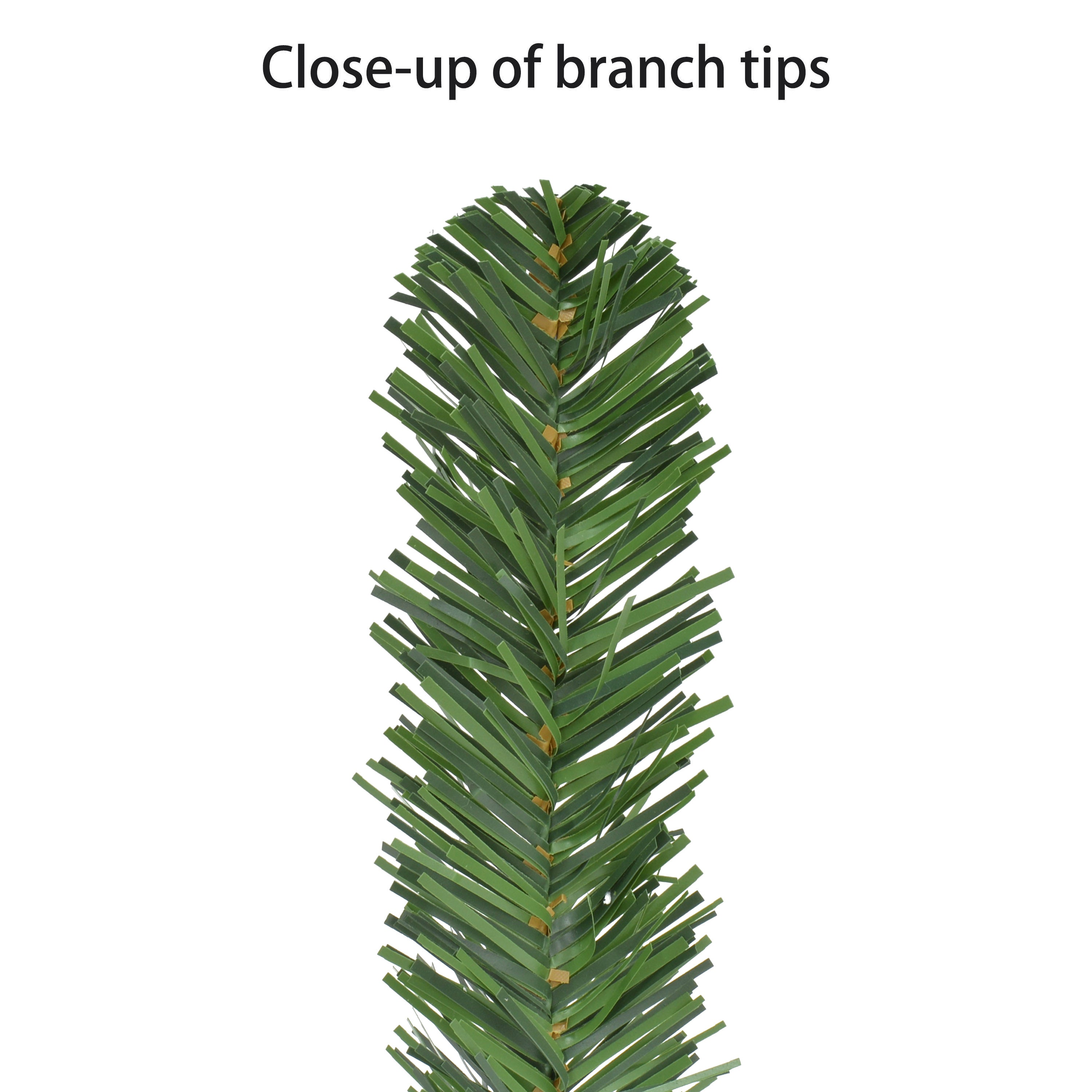 7.5 ft Pre-Lit Vermont Spruce Artificial Christmas Tree with Sure