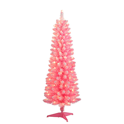 4.5 / Flocked Pink