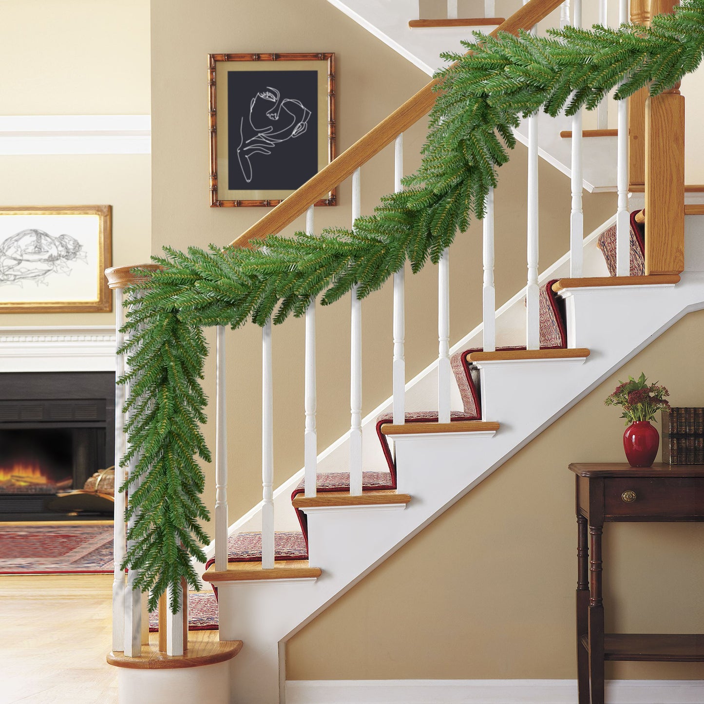 9ft x 10" Mountain View Spruce Garland, 200 Branch Tips