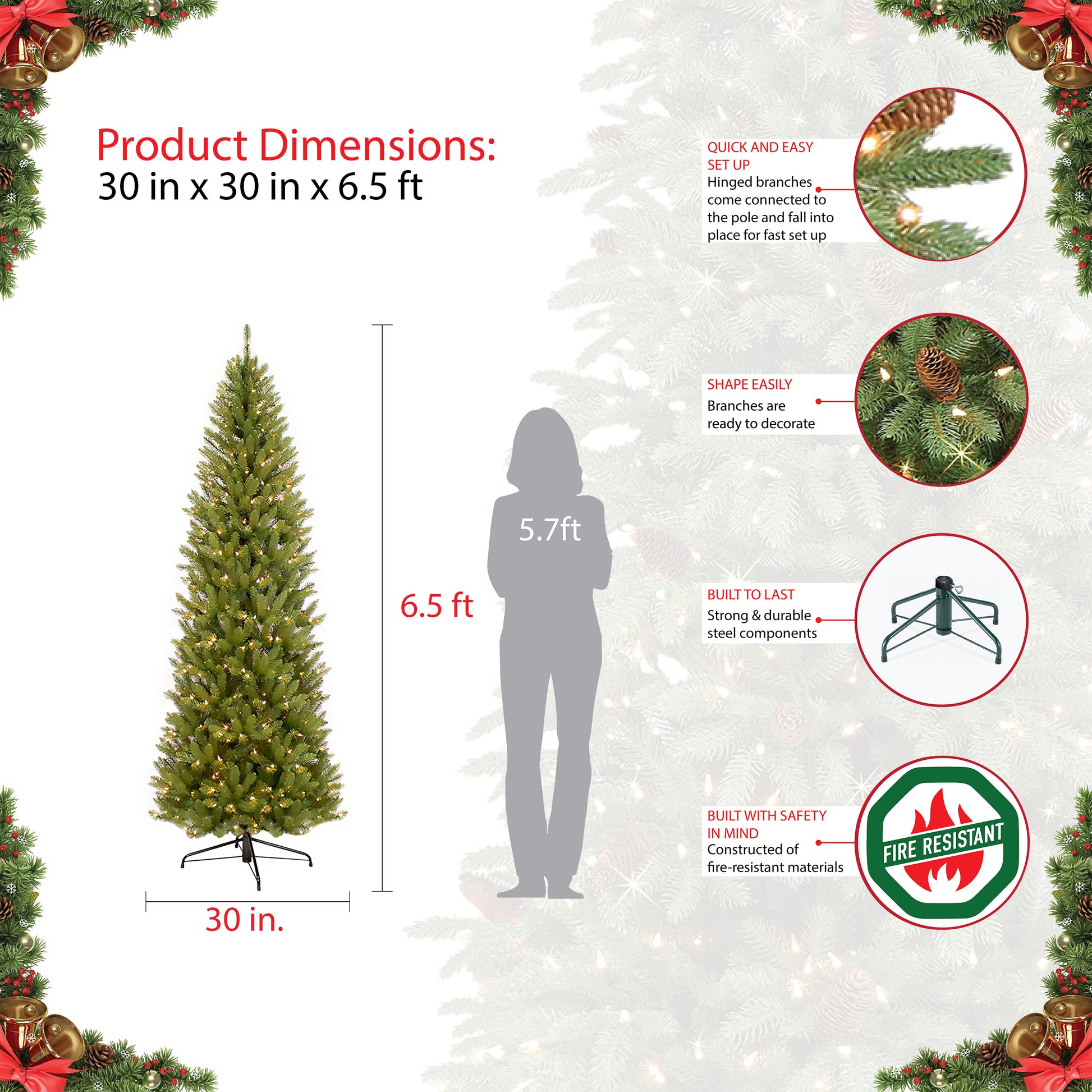 6.5 / Clear Incandescent / Green