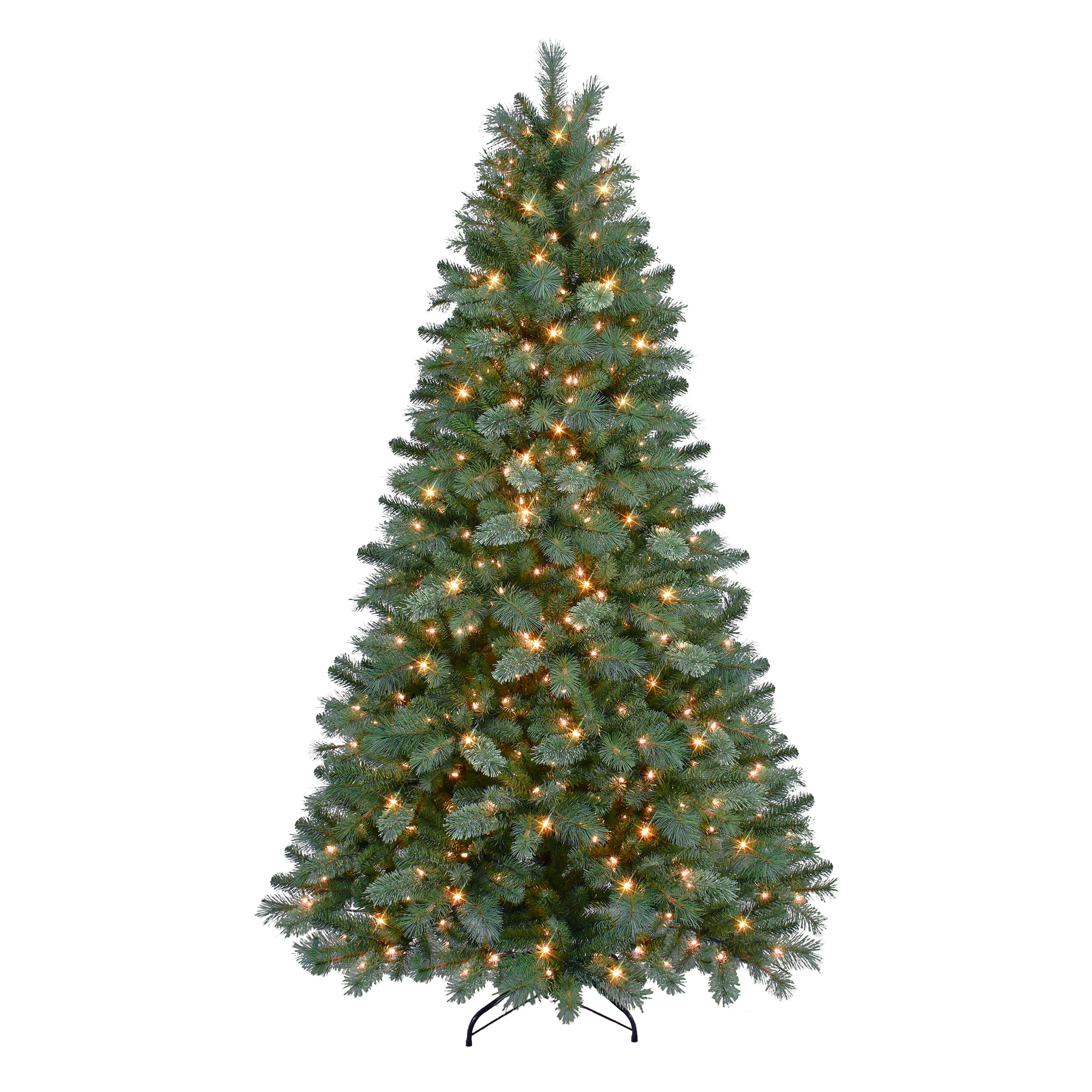 7.5 ft Pre-Lit Teton Pine Artificial Christmas Tree with 600 Clear