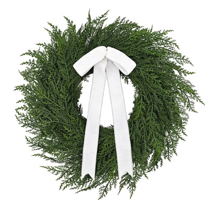 22" Cypress Wreath Wreath, 117 Branch Tips
