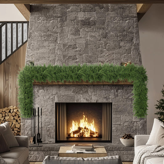 Puleo Classics Deluxe Cedar Garland - 10ft