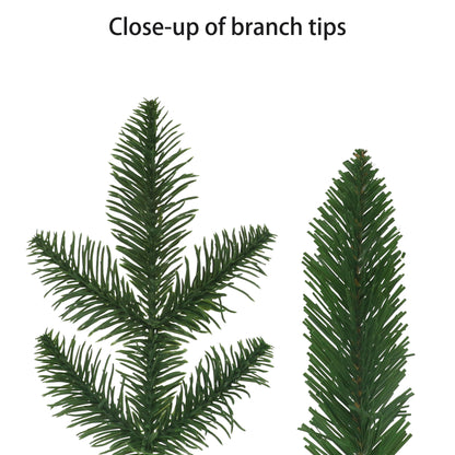 6' x 10" Battery-Operated Pre-Lit Decorated Artificial Garland