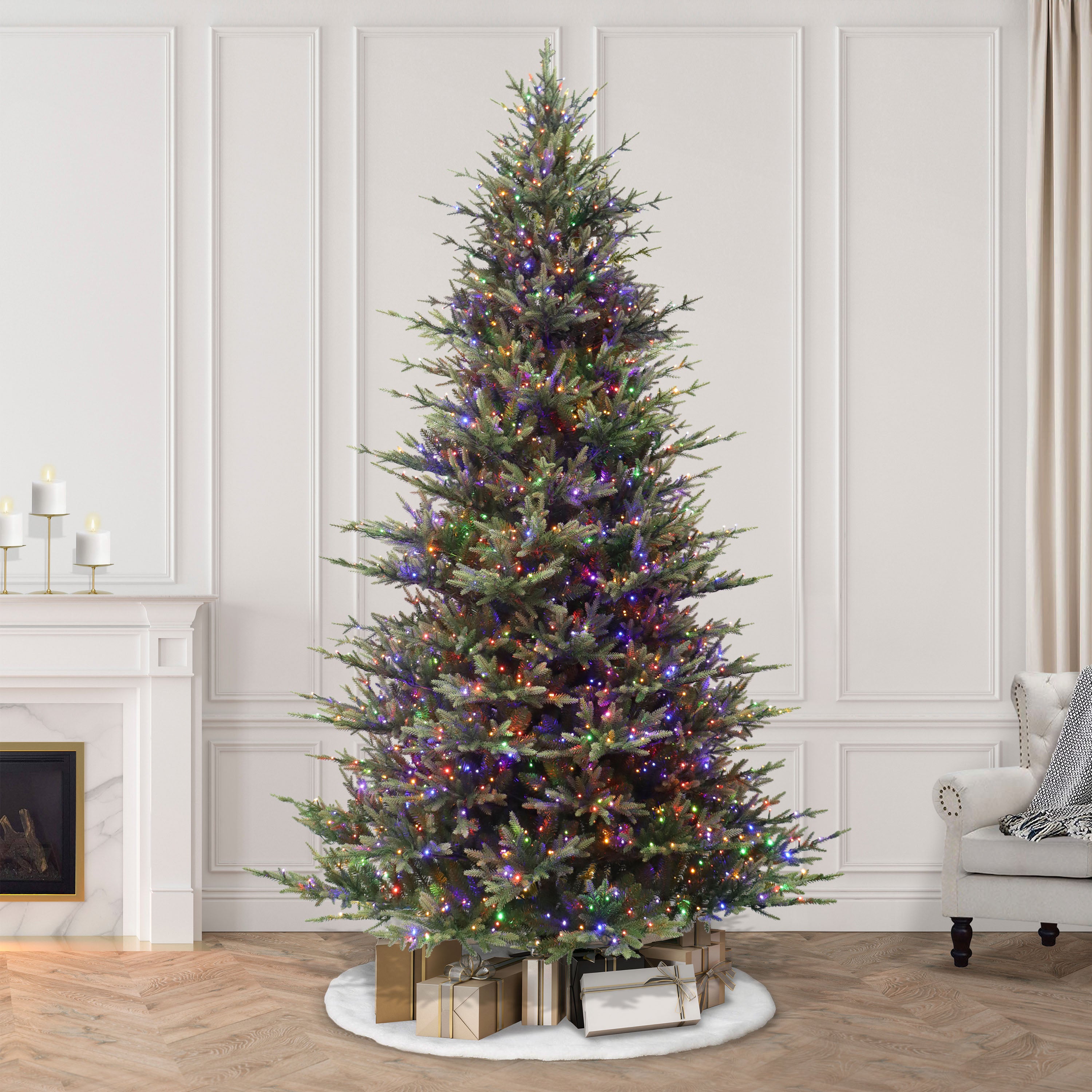 4.5' Pre-Lit Classic Fir Tree | Puleo Christmas Trees – puleointl