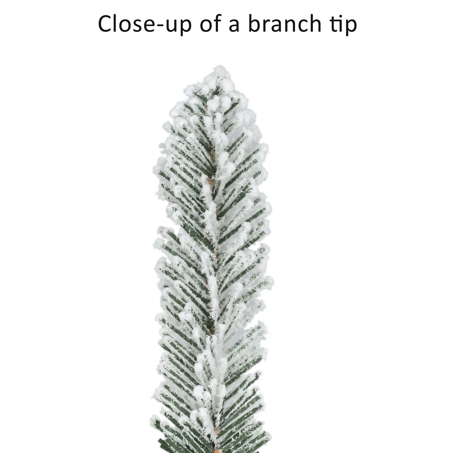 9ft x 10" Flocked Royal Majestic Spruce Garland, 180 Branch Tips