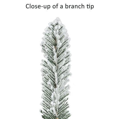 9ft x 10" Flocked Royal Majestic Spruce Garland, 180 Branch Tips