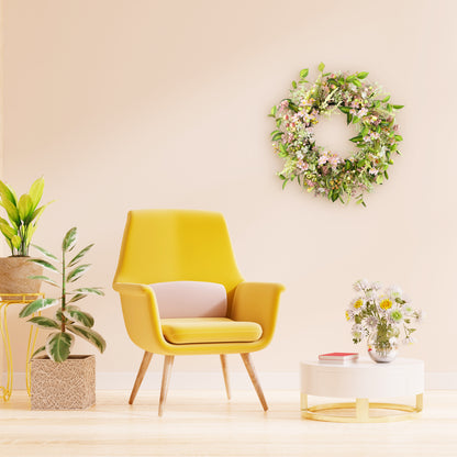 26" Artificial Dogwood Floral Spring Wreath