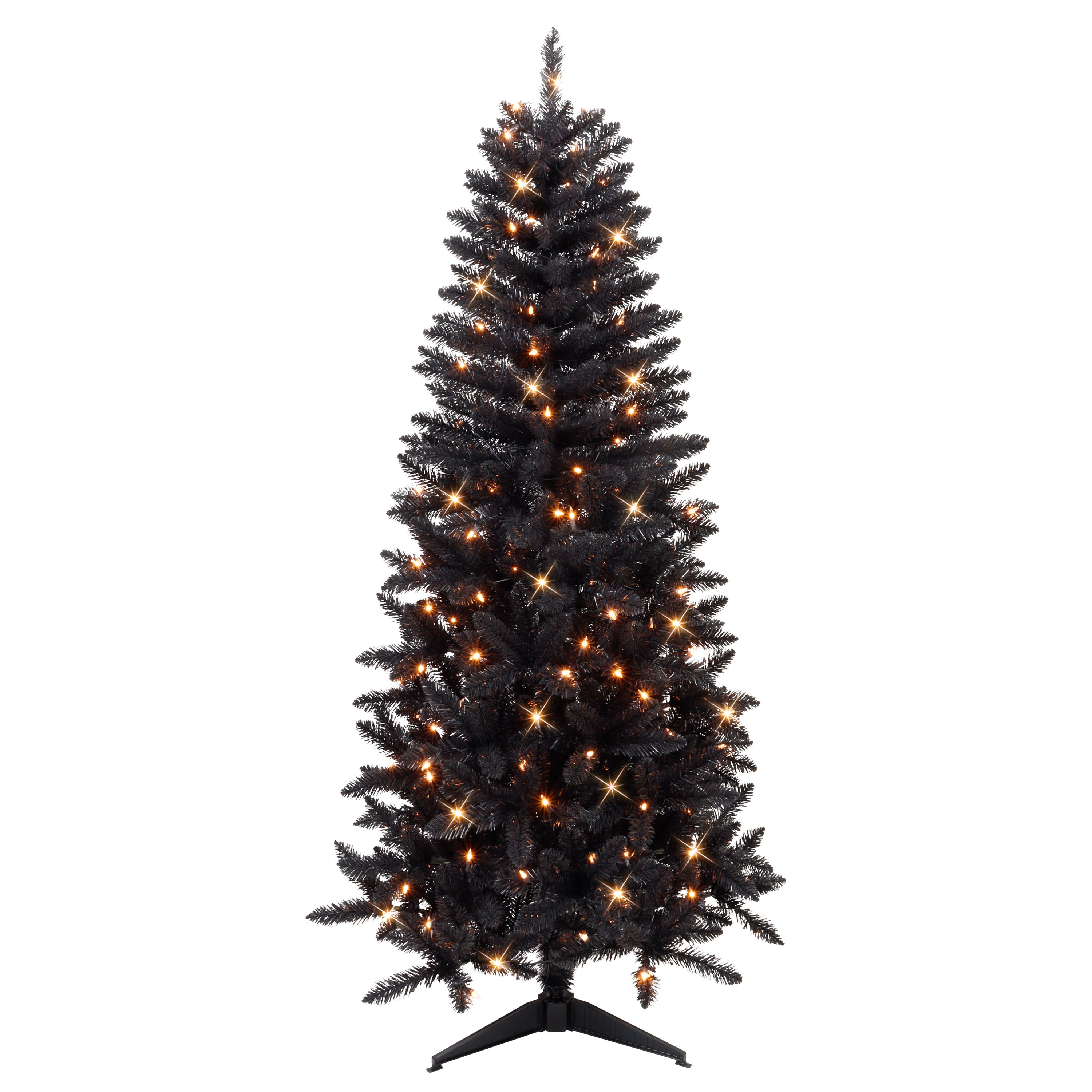 6 ft. Pre-Lit Black Pine Aritifical Tree – puleointl