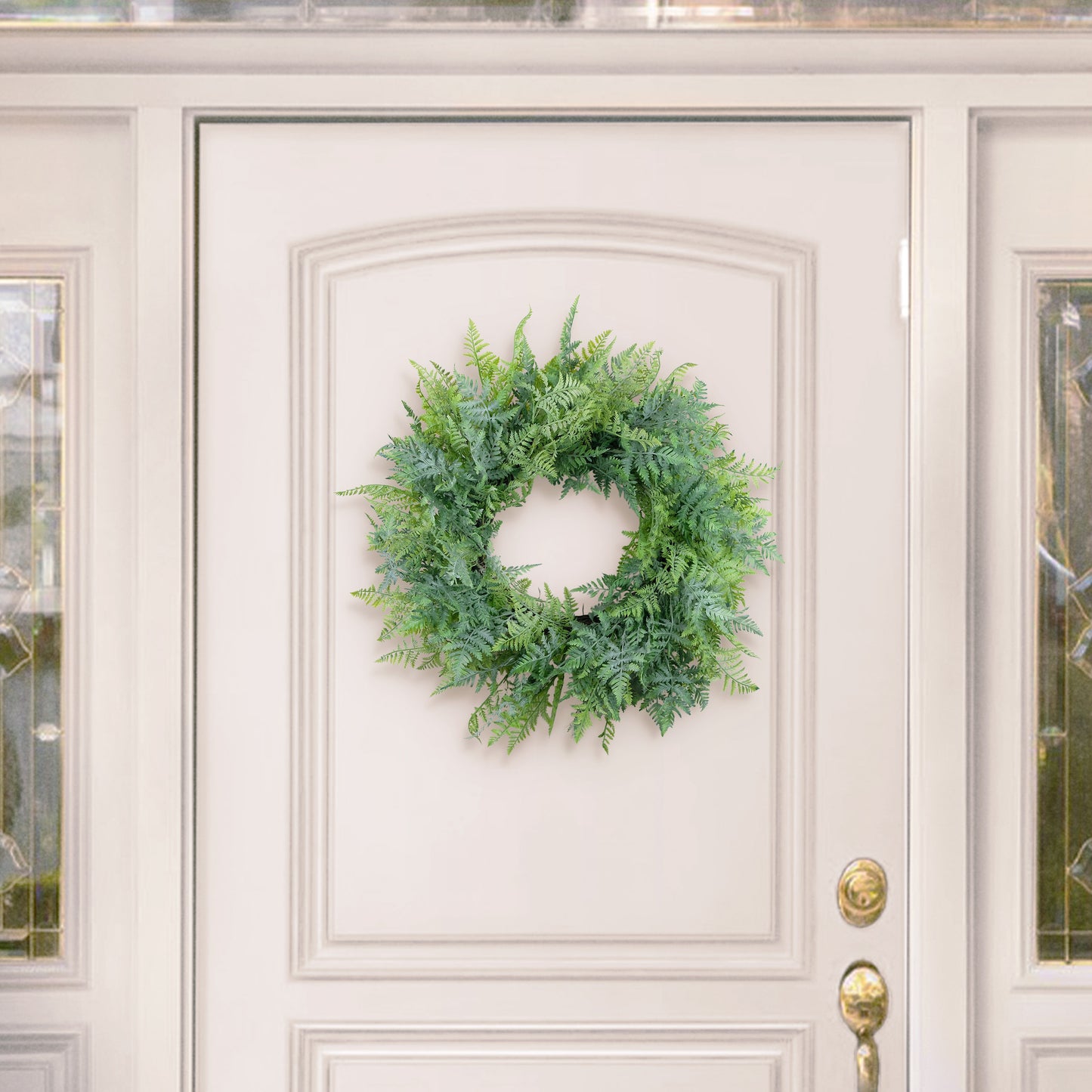 26" Artificial Fern Spring Wreath