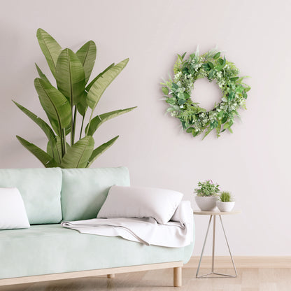 26" Artificial Eucalyptus Floral Spring Wreath