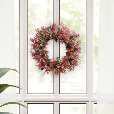 Artificial Gypsophila Floral Spring Wreath