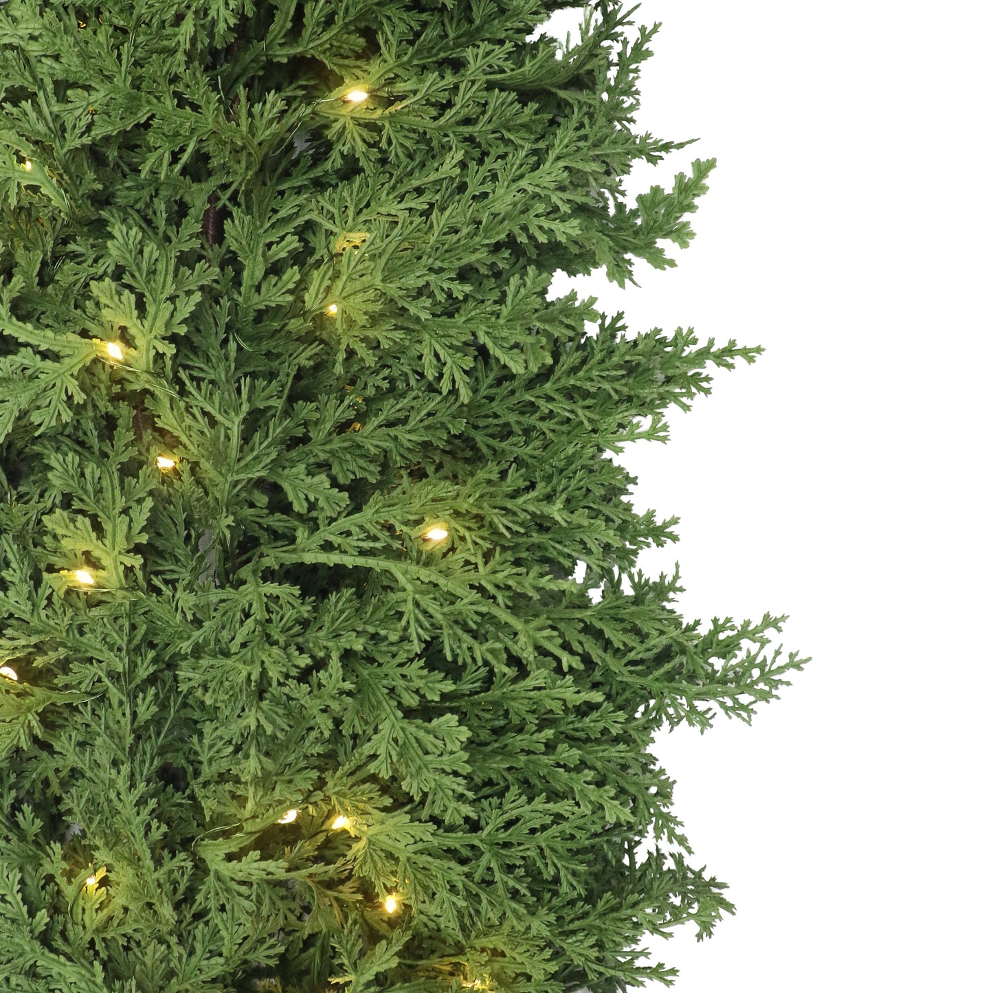 Puleo Classics Prelit Deluxe Cedar Garland - 10ft B/O Rice Lights