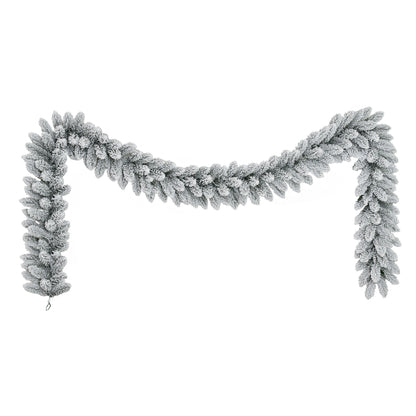 9ft x 10" Flocked Royal Majestic Spruce Garland, 180 Branch Tips