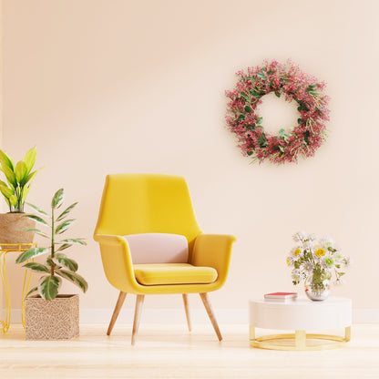 24" Artificial Gypsophila Floral Spring Wreath