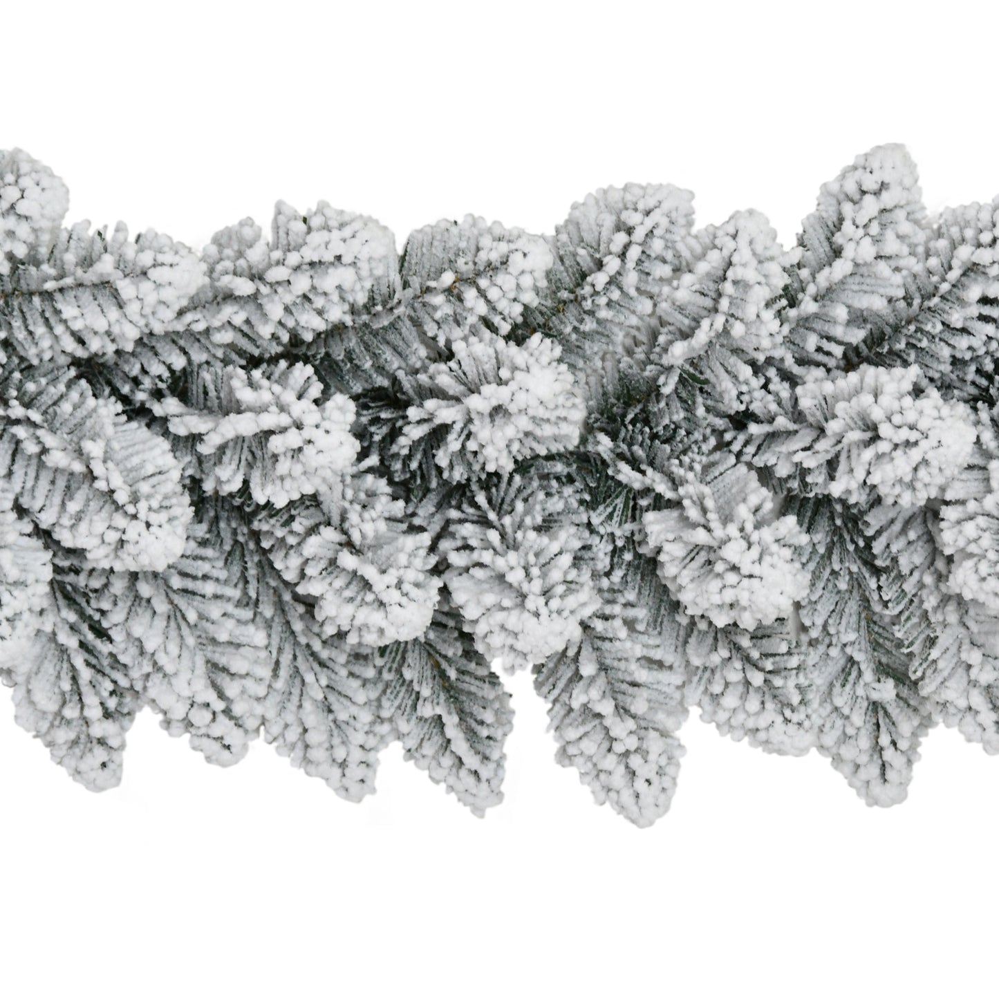 9ft x 10" Flocked Royal Majestic Spruce Garland, 180 Branch Tips