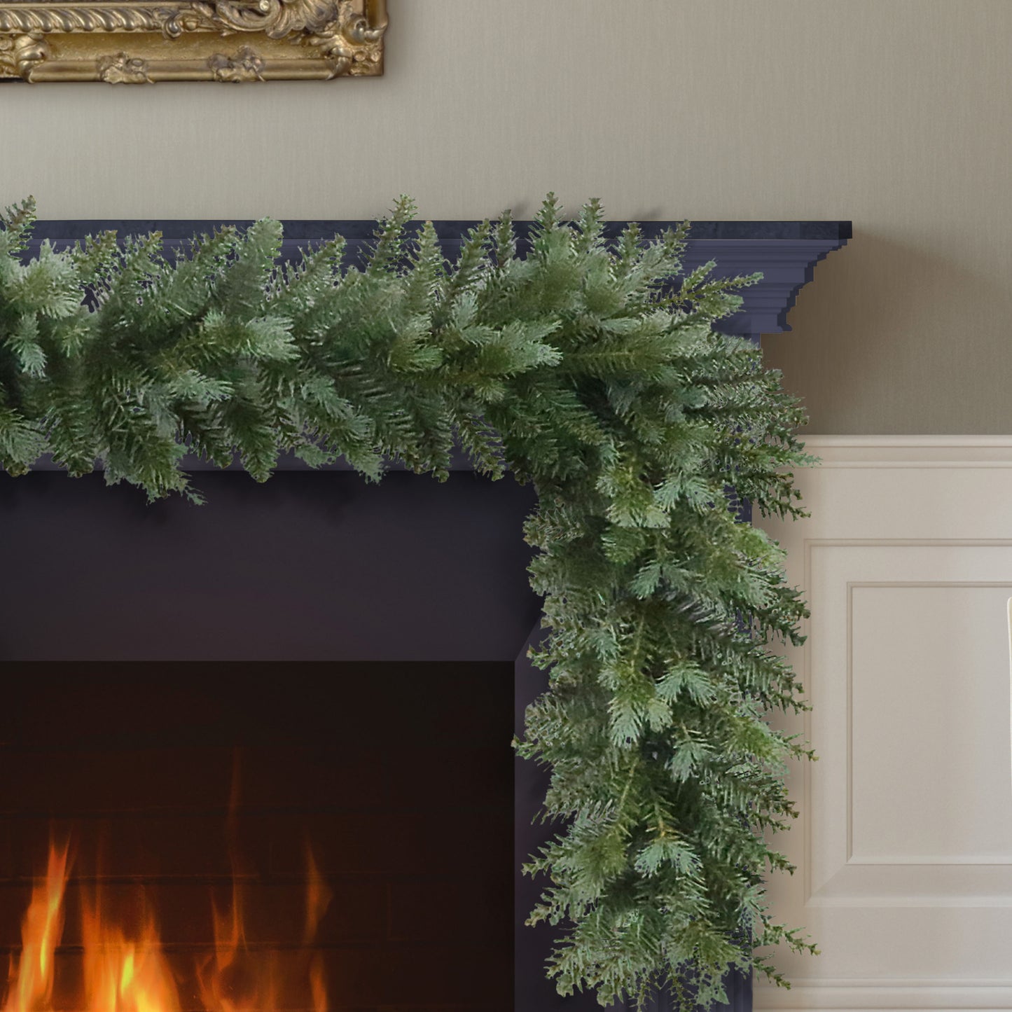9ft Linden Fir Garland, 360 Branch Tips