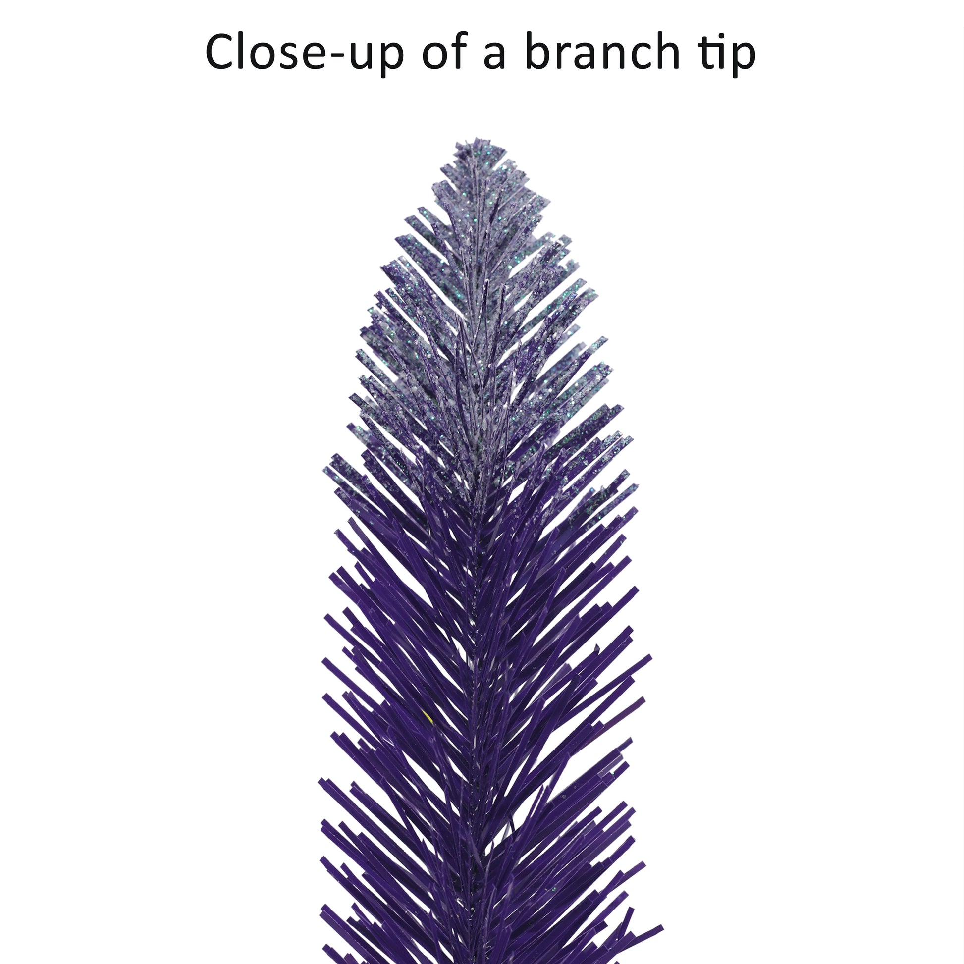 small lavender christmas tree Puleo International 6.5' Pre-Lit Fashion Purple Christmas Tree