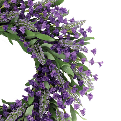 24" Artificial Lavender Spring Wreath