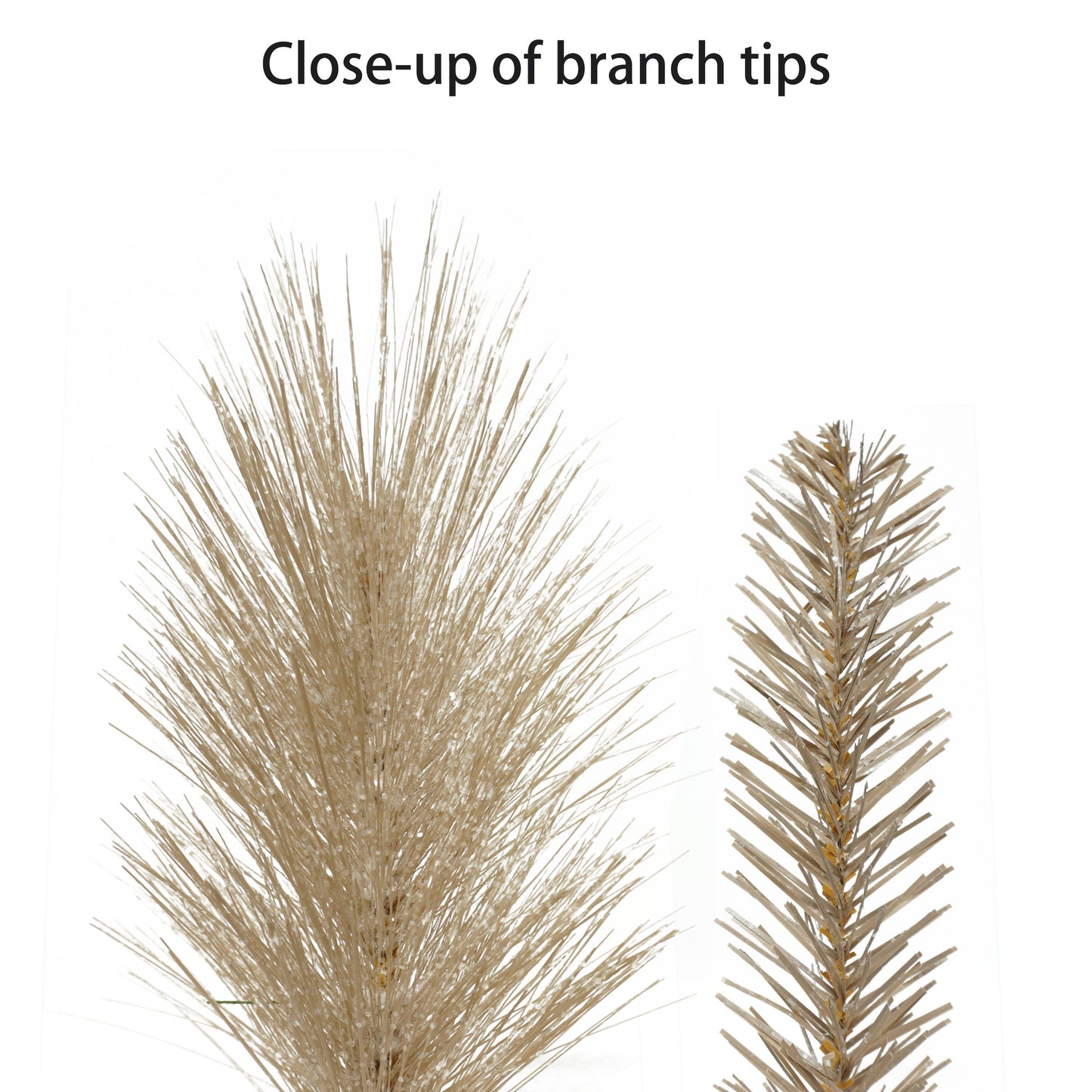 24" B/O Spruce Wreath, Glitter Accents, 110 Branch Tips, 35 Warm White LED Light, On/Off Timer